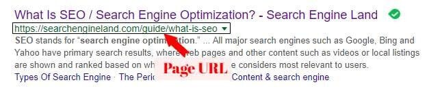 On-Page SEO (Page URL)